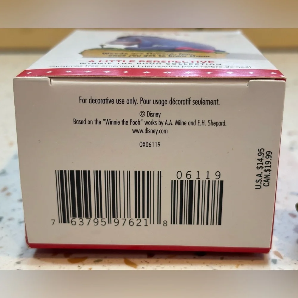 Hallmark Keepsake 2015 Eeyore Ornament – “A Little‎ Perspective” Winnie the Pooh